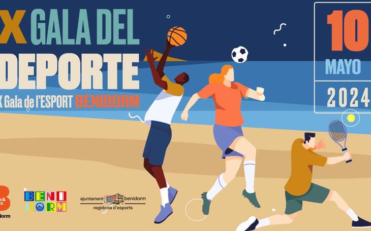 La X Gala del Deporte de Benidorm reconocerá mañana a 40 deportistas, clubs y técnicos locales